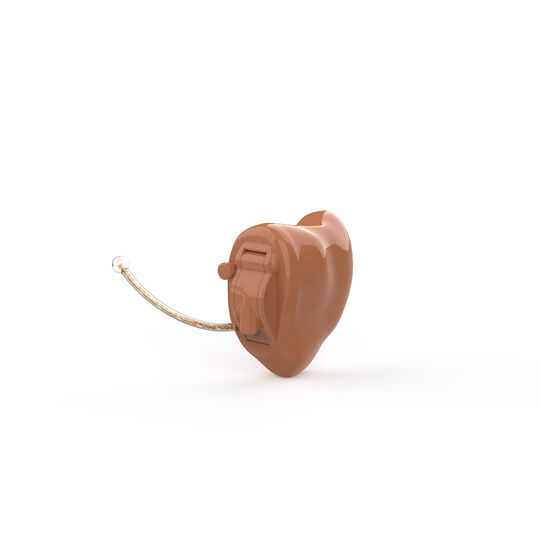 Starkey Evolv AI 2000 CIC, Light Brown image number 1.0