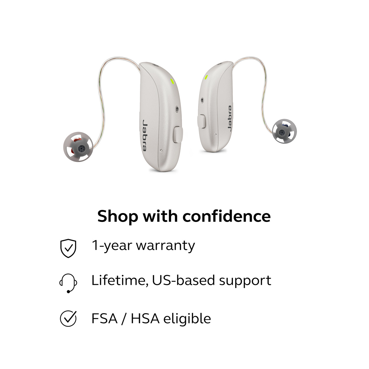 Jabra Enhance Select M1, Gold, image number 8