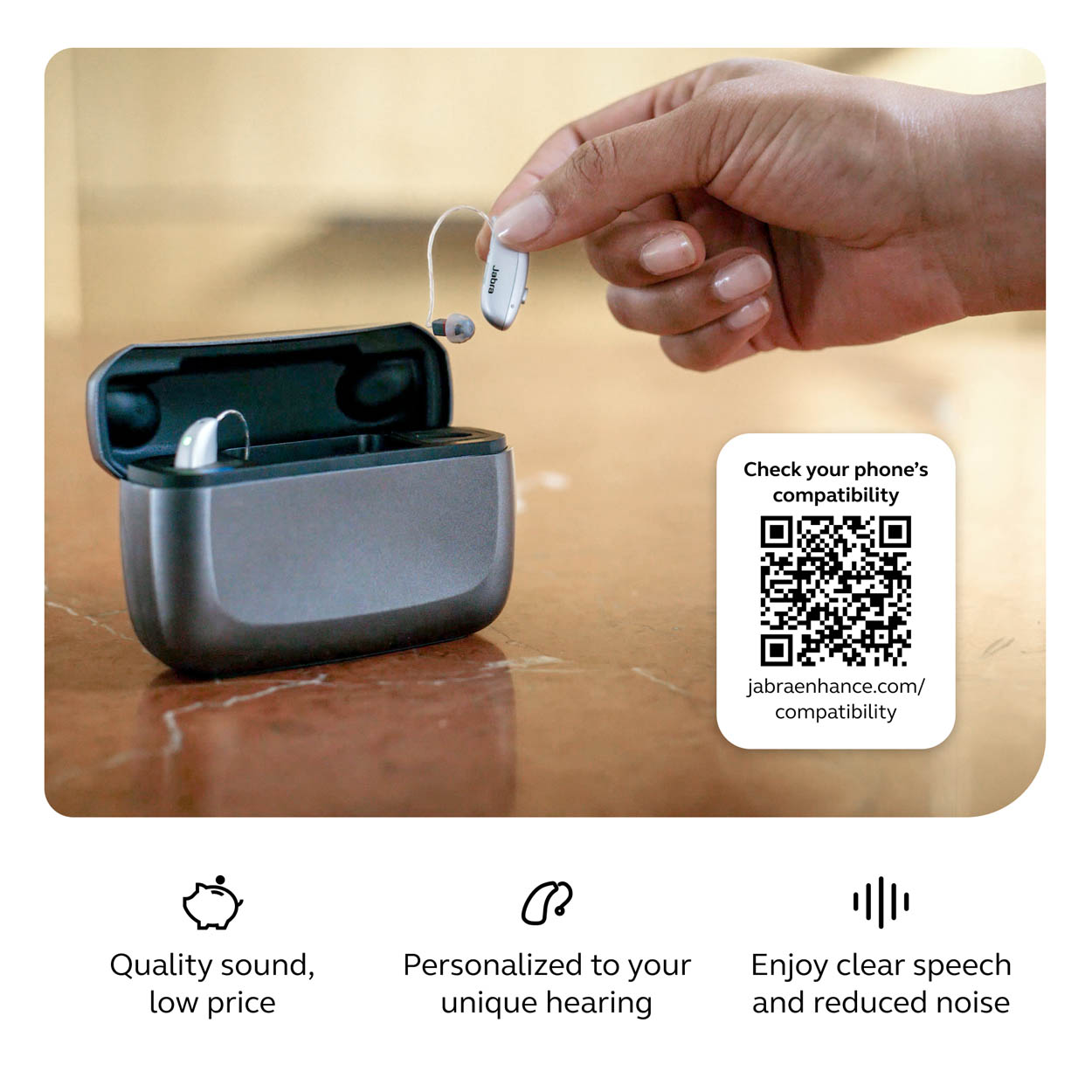 Jabra Enhance Select M1 Swift, Gold, image number 2