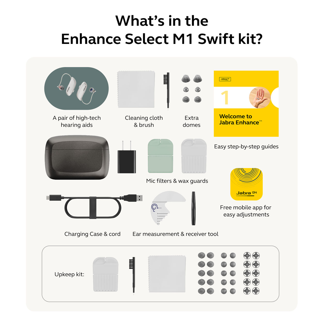 Jabra Enhance Select M1 Swift Bundle,, image number 10