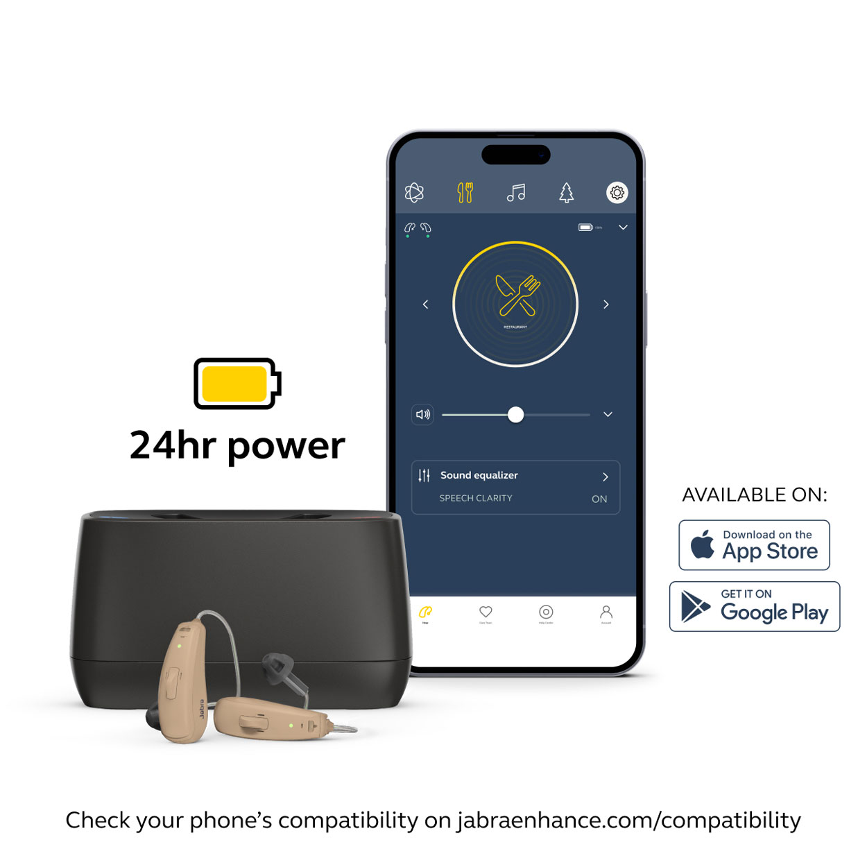 Jabra Enhance Select 50R w/Premium Care, Beige image number 6