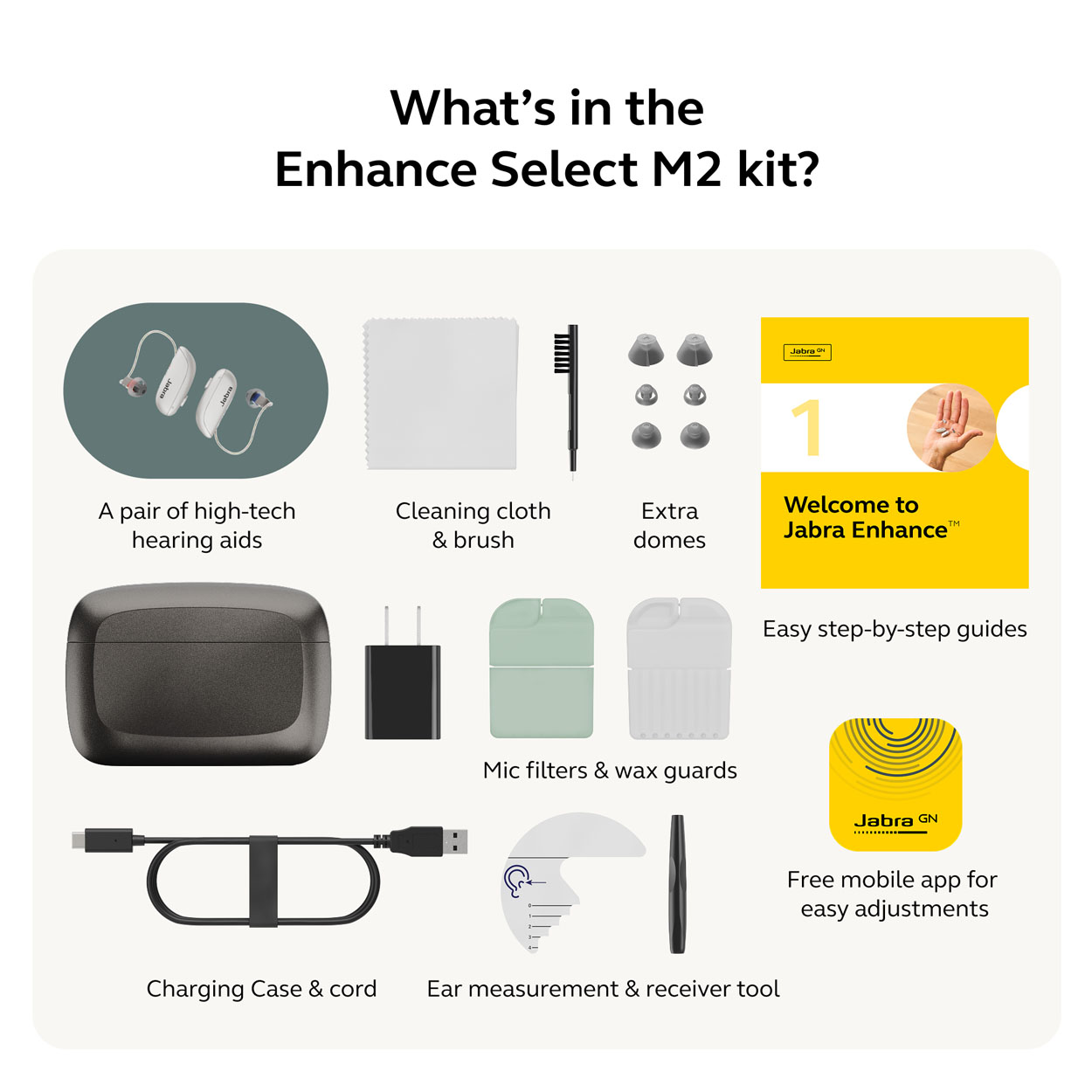 Jabra Enhance Select M2, Warm Gray, image number 10