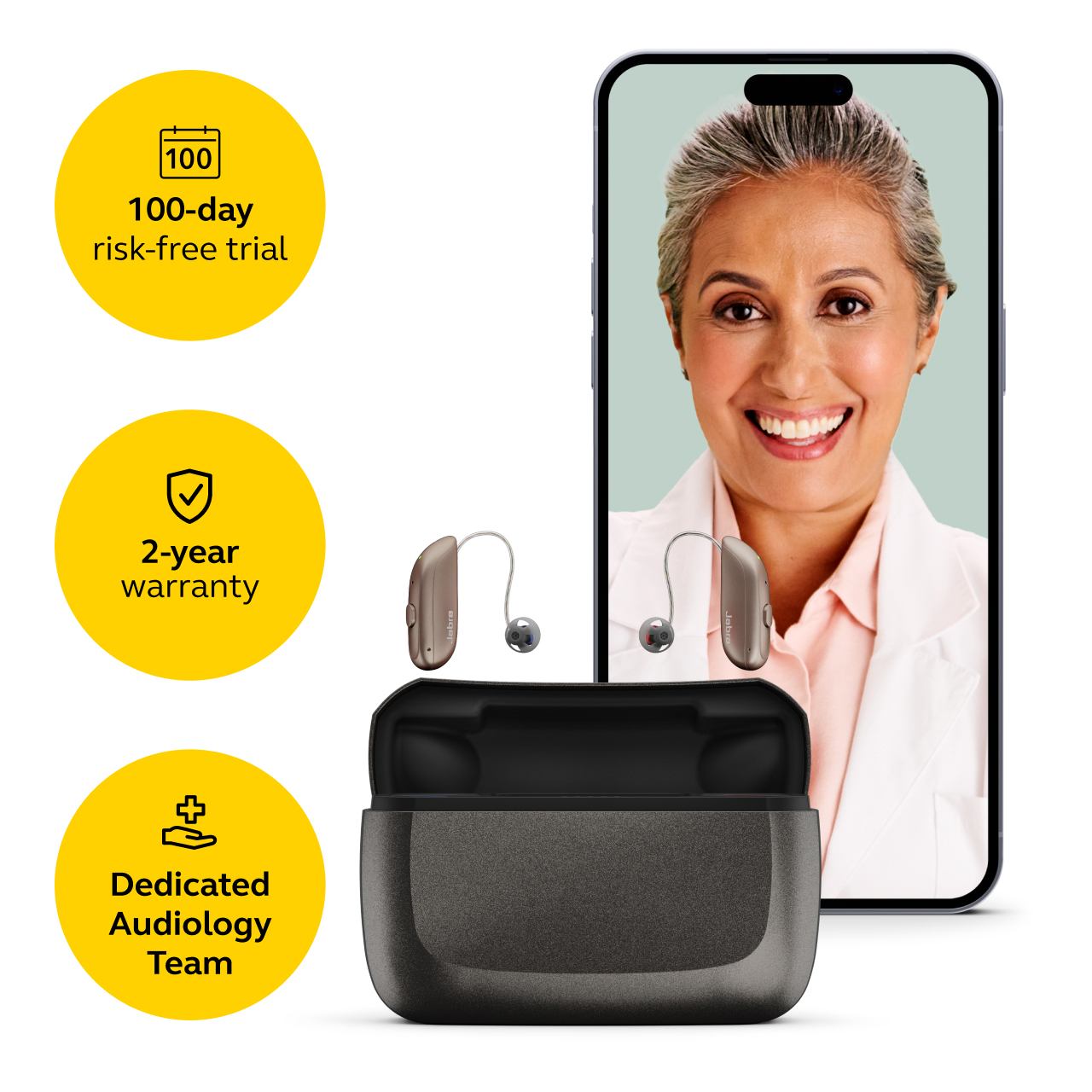 Jabra Enhance Select 300 w/Premium Care, Bronze, image number 1