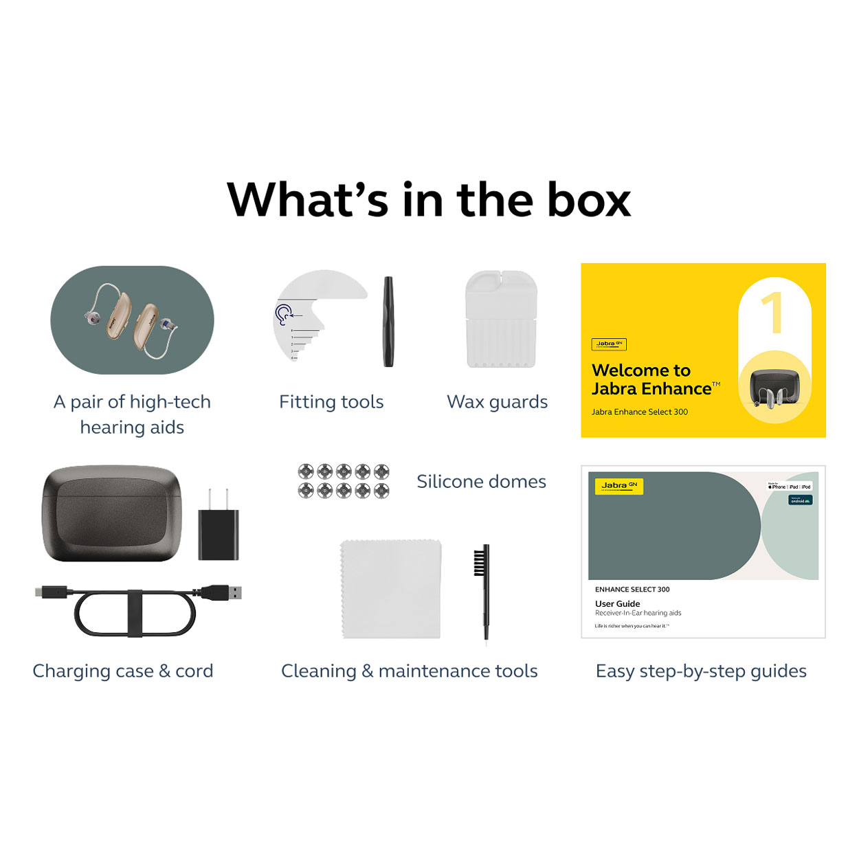 Jabra Enhance Select 300 w/Premium Care, Gold image number 9