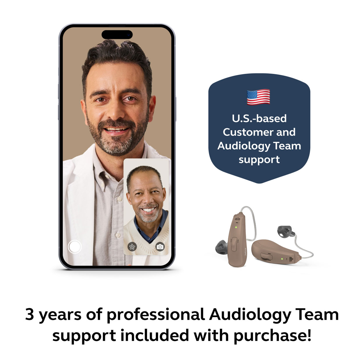 Jabra Enhance Select 50R w/Premium Care, Medium Blonde image number 4